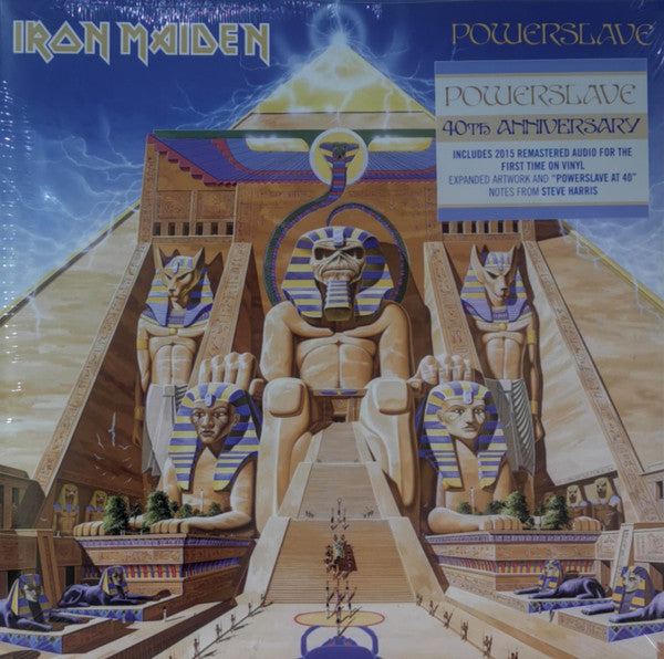 IRON MAIDEN : POWERSLAVE LTD 40TH ANNIVERSARY ZOETROPE VINYL