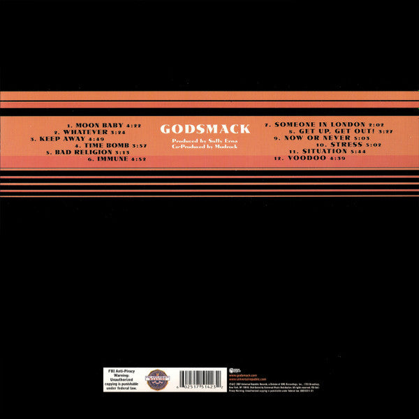 GODSMACK : GODSMACK 2LP 180G