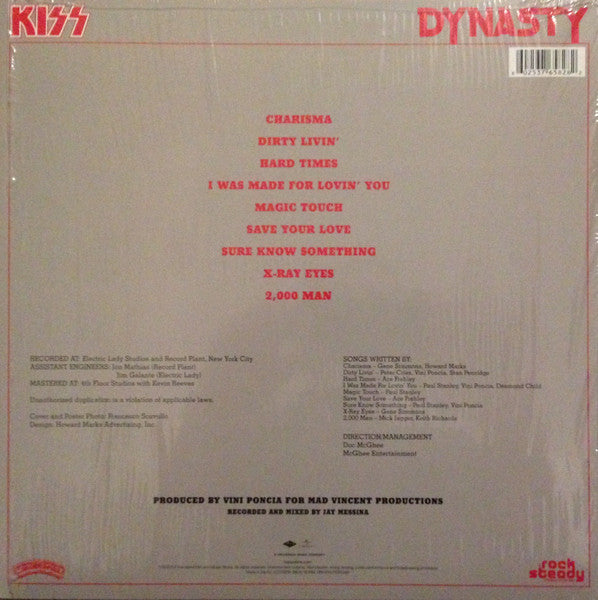 KISS : DYNASTY LP 180G