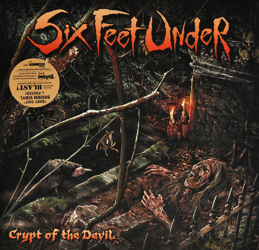 SIX FEET UNDER : CRYPT OF THE DEVIL LTD LP 180G BABY SHIT BROWN VINYL