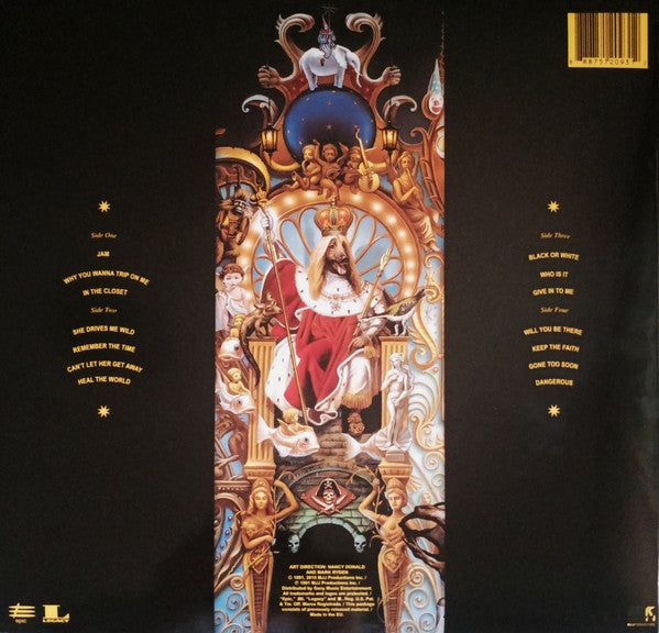 MICHAEL JACKSON : DANGEROUS 2LP 180G