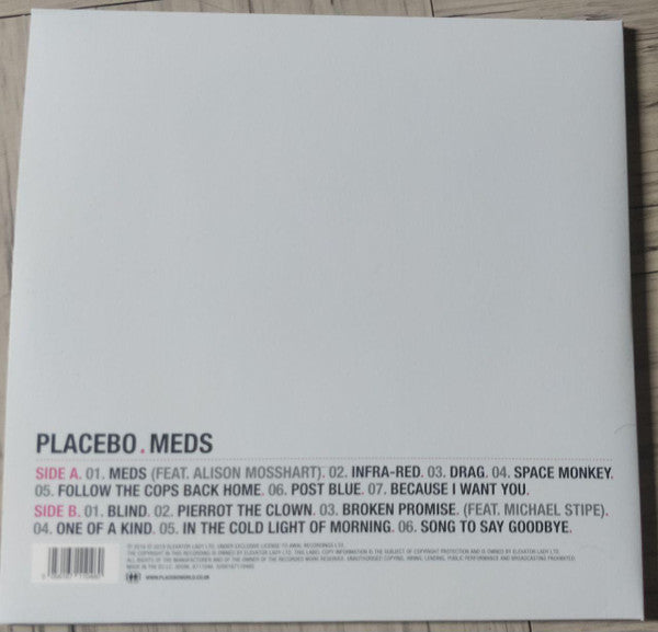 PLACEBO : MEDS LP 180G