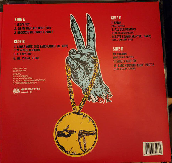 RUN THE JEWELS : RUN THE JEWELS 2 LTD 10TH ANNIVERSARY LP 180G