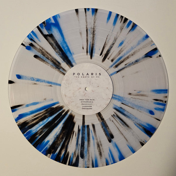 POLARIS : THE DEATH OF ME LTD LP 180G CLEAR BLACK BLUE SPLATTER VINYL