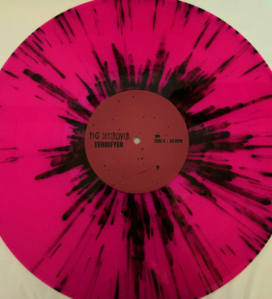 PIG DESTROYER : TERRIFYER LTD LP 180G MAGENTA BLACK SPLATTER VINYL