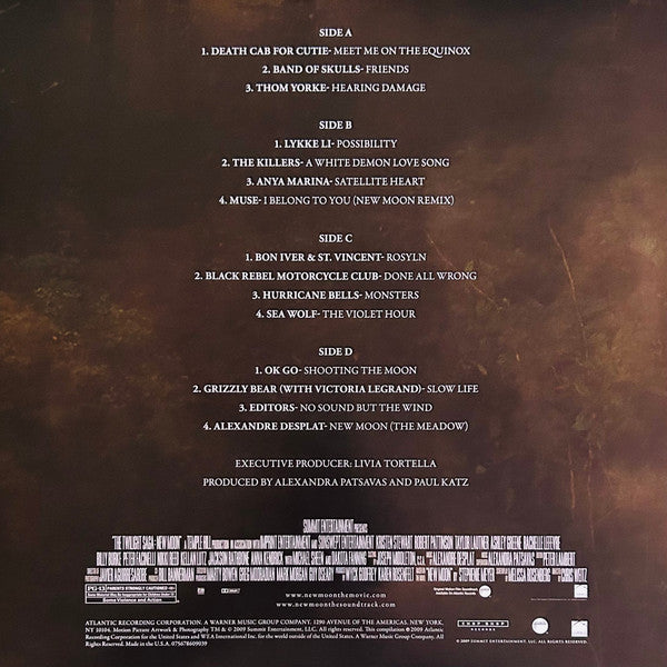 TWILIGHT : NEW MOON OST LTD 2LP METALLIC GOLD VINYL