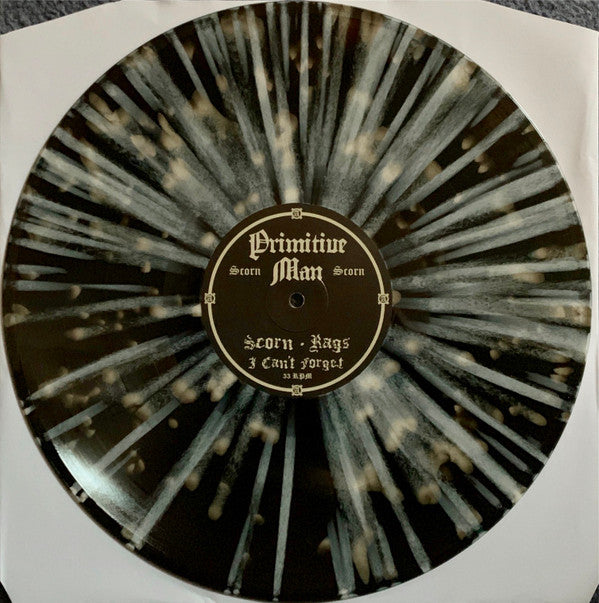 PRIMITIVE MAN : SCORN LTD LP 180G BLACK ICE SPLATTER VINYL