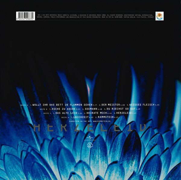 RAMMSTEIN : HERZELEID LTD 2LP 180G