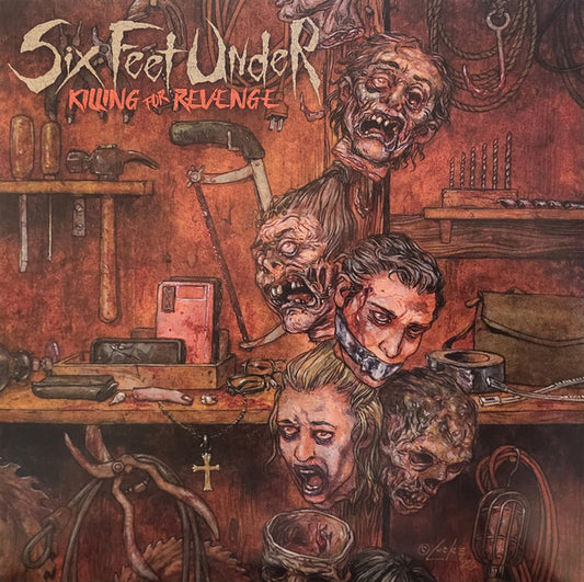SIX FEET UNDER : KILLING FOR REVENGE LTD LP 180G CRUSTED BLOOD MARBLED VINYL