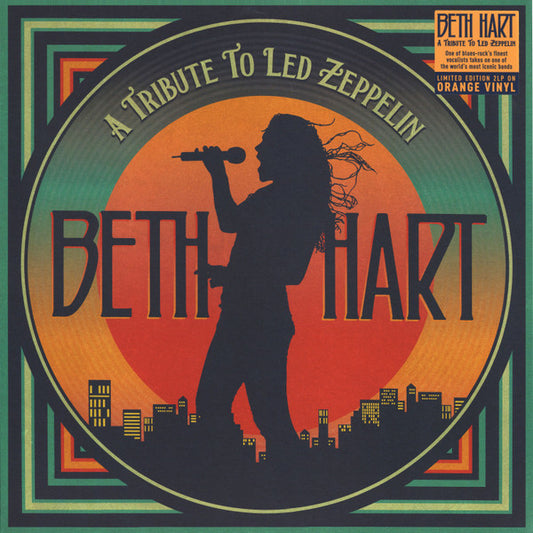 BETH HART : A TRIBUTE TO LED ZEPPELIN LTD 2LP ORANGE VINYL