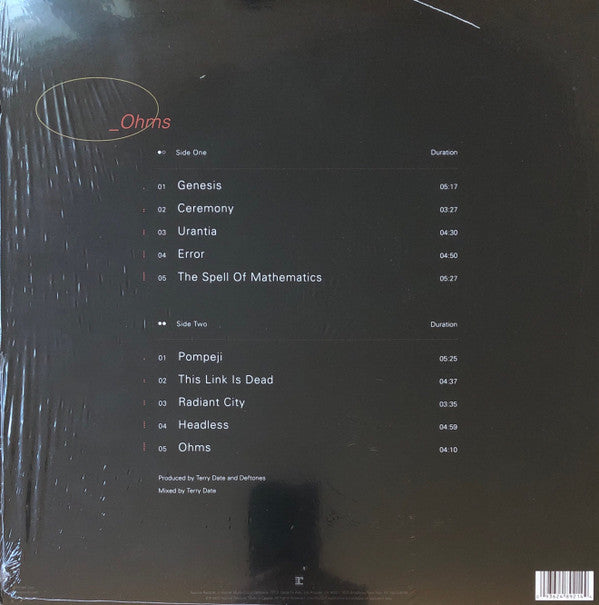 DEFTONES : OHMS LP 180G