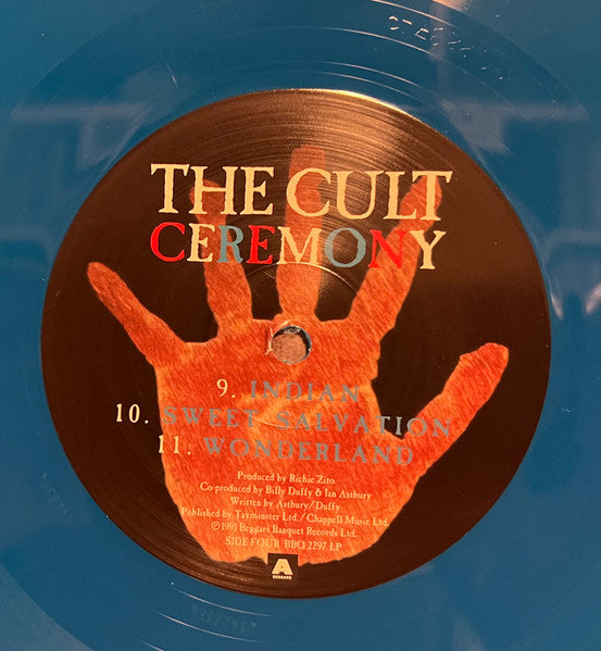 THE CULT : CEREMONY LTD 2LP 180G RED & BLUE VINYL