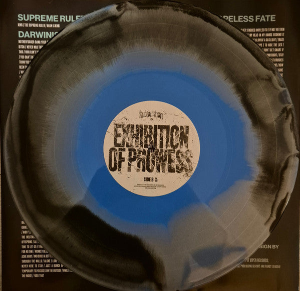 KUBLAI KAHN : EXHIBITION OF PROWESS LTD LP 180G BLACK SILVER BLUE SMUSH VINYL