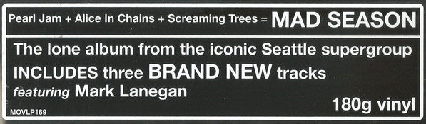 MAD SEASON : ABOVE 2LP 180G