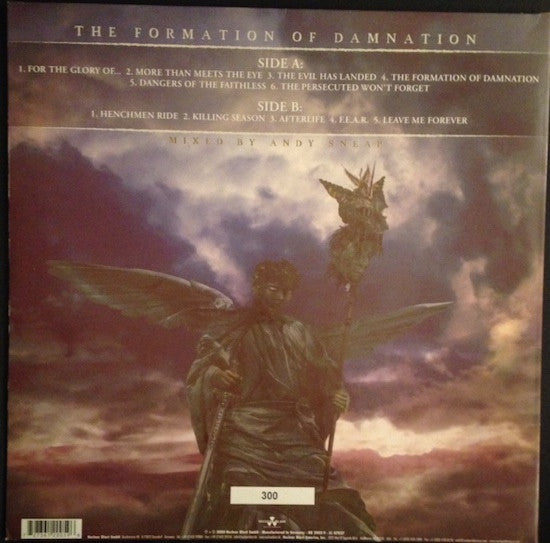 TESTAMENT : THE FORMATION OF DAMNATION LP 180G