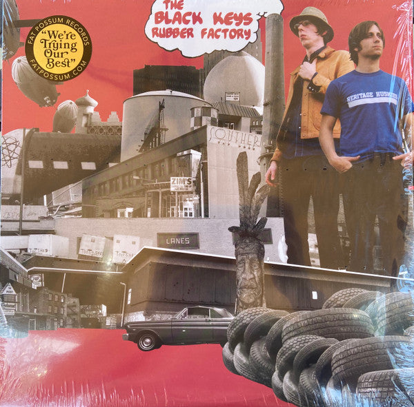 THE BLACK KEYS : RUBBER FACTORY LP 180G