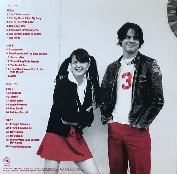 THE WHITE STRIPES : GREATEST HITS LTD 2LP 180G INC BONUS SLIP MAT