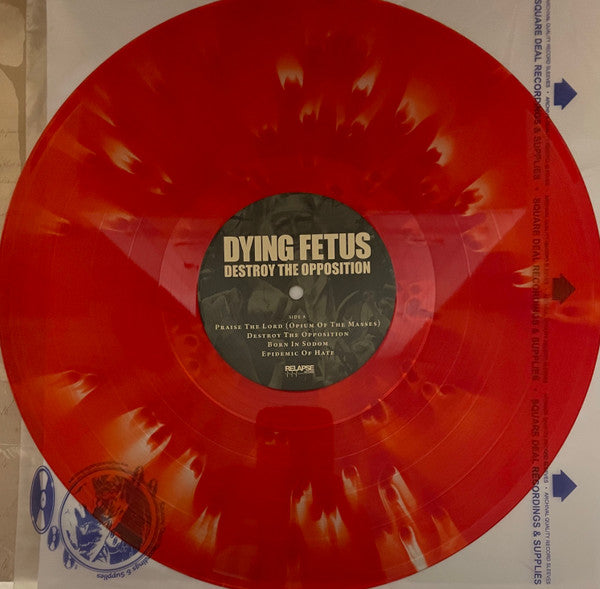 DYING FETUS : DESTROY THE OPPOSITION LTD LP 180G POOL OF BLOOD VINYL