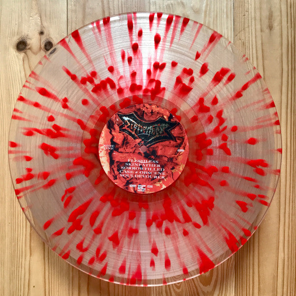 DISMEMBER : INDECENT AND OBSCENE LTD LP 180G CLEAR RED SPLATTER VINYL