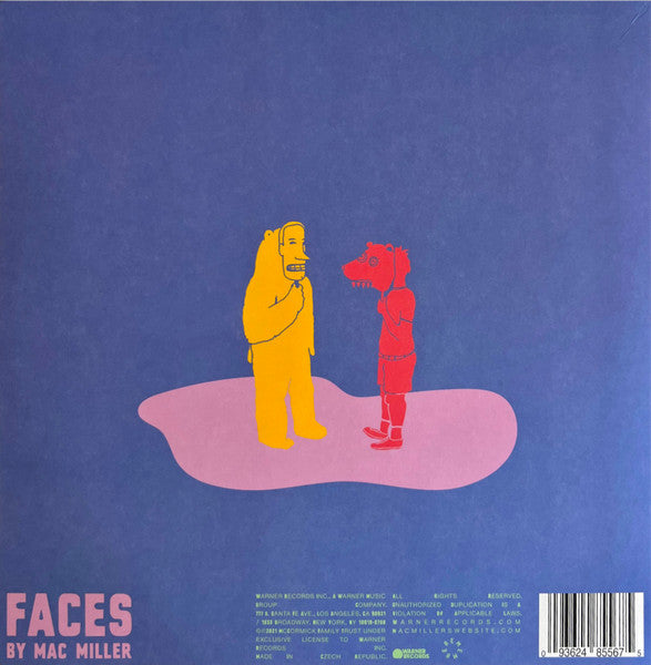 MAC MILLER : FACES LTD 3LP BONE VINYL