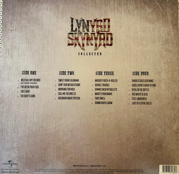 LYNYRD SKYNRD : COLLECTED 2LP 180G