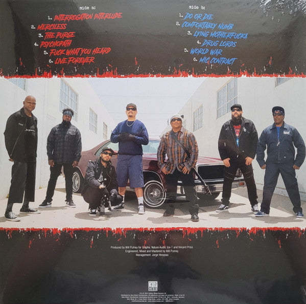 BODY COUNT : MERCILESS LTD LP 18OG COLD BLOODED BLUE VINYL