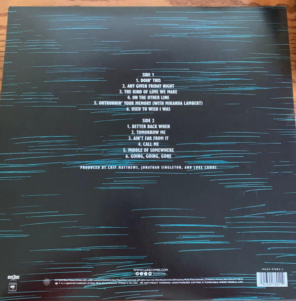 LUKE COMBS : GROWIN' UP LP 180G