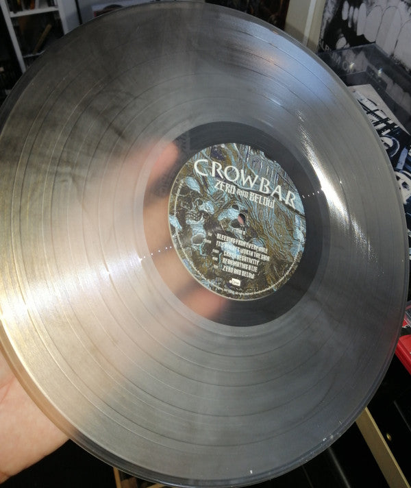 CROWBAR : ZERO AND BELOW LTD LP TRANSLUCENT GALAXY CLEAR & BLACK ICE VINYL