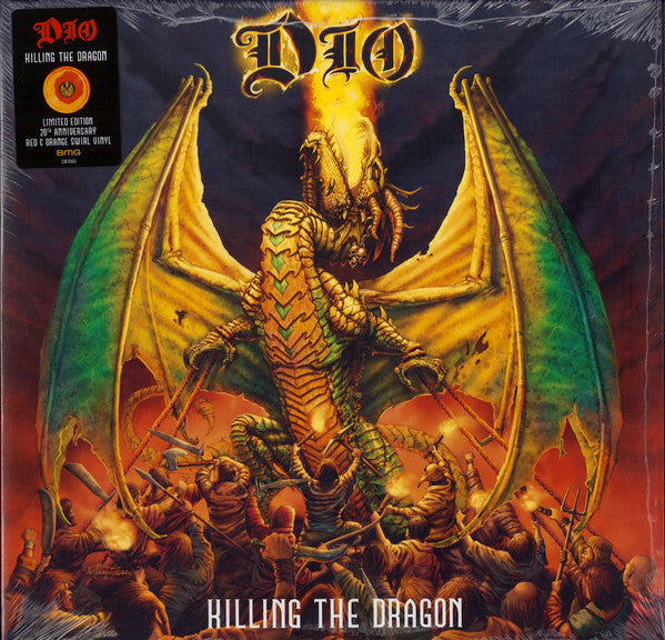 DIO : KILLING THE DRAGON LTD LP 180G ORANGE RED SWIRL VINYL