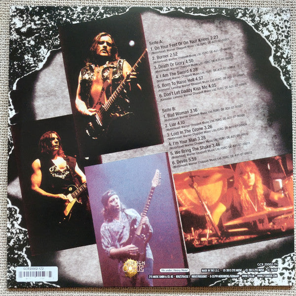 MOTORHEAD : BASTARDS LTD LP 180G BLACK CLEAR SPLATTER VINYL