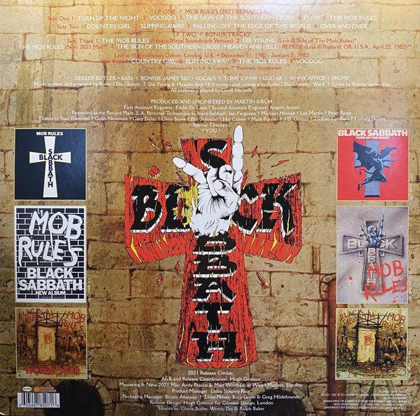 BLACK SABBATH : MOB RULES DELUXE 2LP 180G BONUS TRACKS