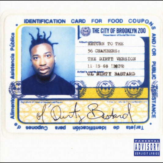 OL' DIRTY BASTARD : RETURN TO THE 36 CHAMBERS - THE DIRTY VERSION 2LP