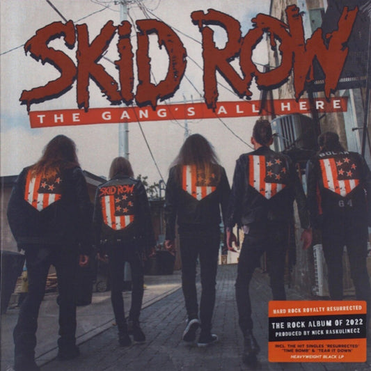 SKID ROW : THE GANGS ALL HERE 180G LP RED VINYL ❤️
