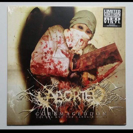 ABORTED : GOREMAGEDDON LTD LP TRANSPARENT RED VINYL