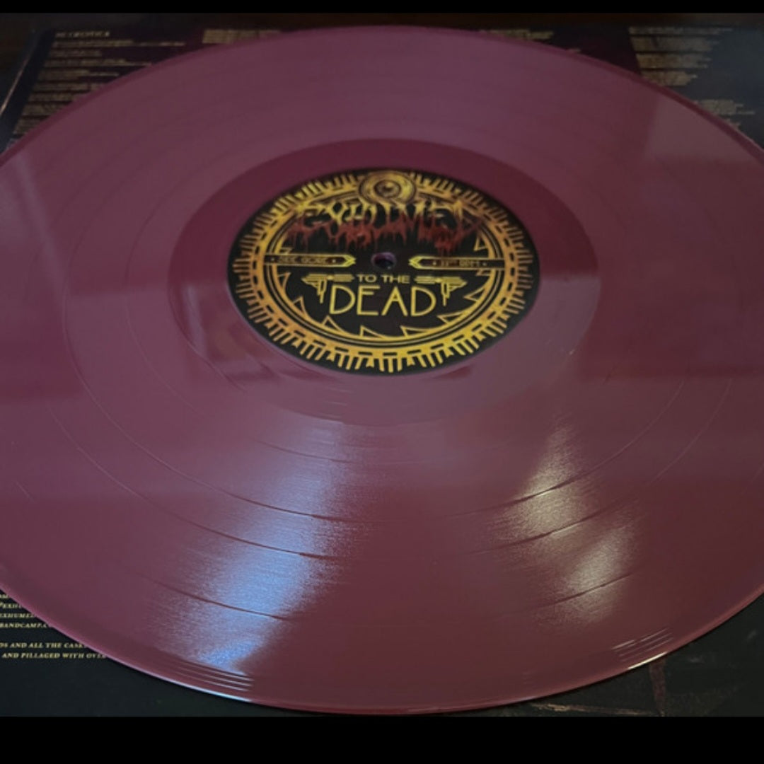 EXHUMED : TO THE DEAD LTD LP OXBLOOD EDITION