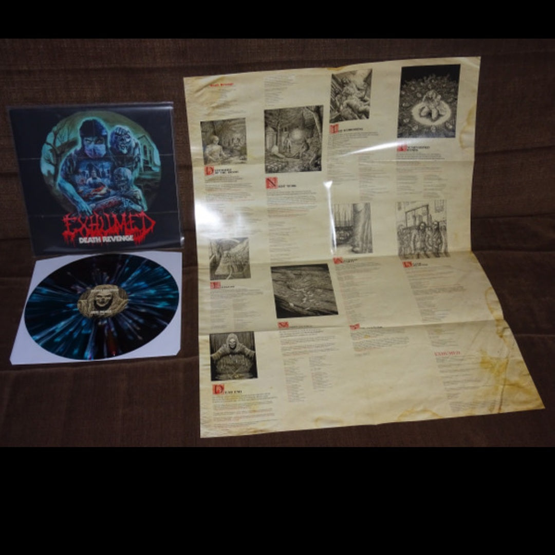 EXHUMED : DEATH REVENGE CUSTOM QUAD SPLATTER EDITION LP