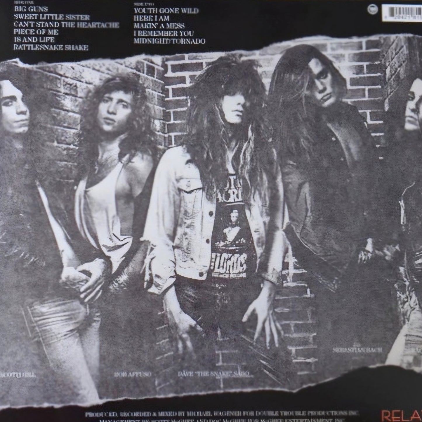 SKID ROW : SKID ROW LP 180G