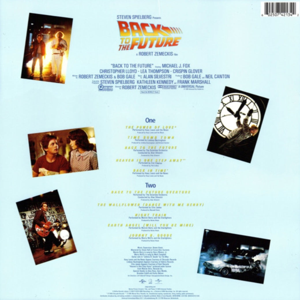 BACK TO THE FUTURE : MUSIC FROM THE MOTION PICTURE SOUNDTRACK LP 180G