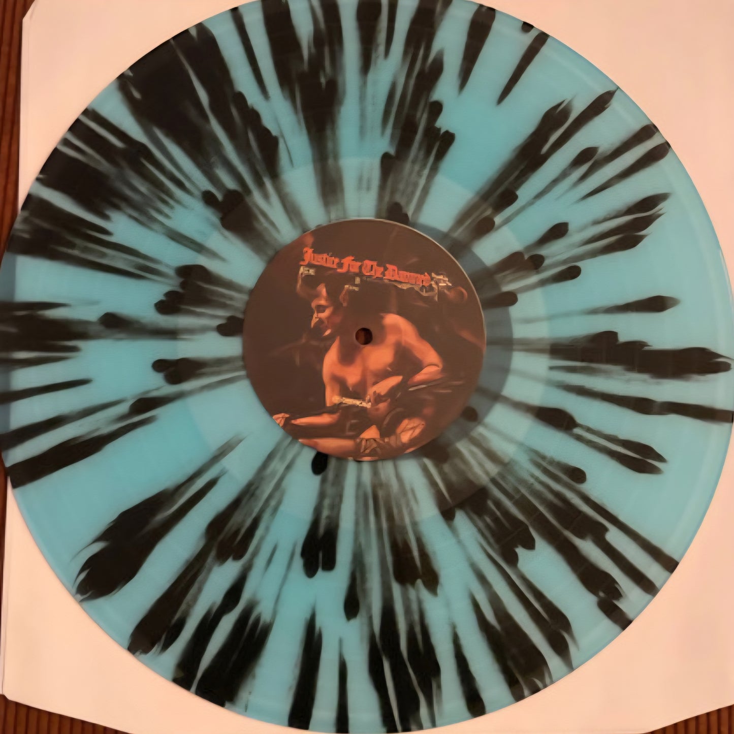 JUSTICE FOR THE DAMNED : STAY RELENTLESS LTD LP 180G BLUE BLACK SPLATTER VINYL