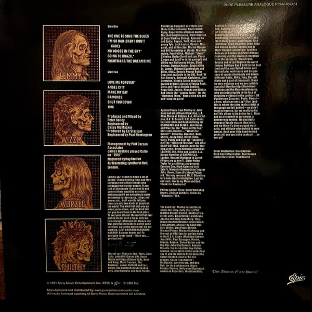 MOTORHEAD : 1916 LTD LP 180G