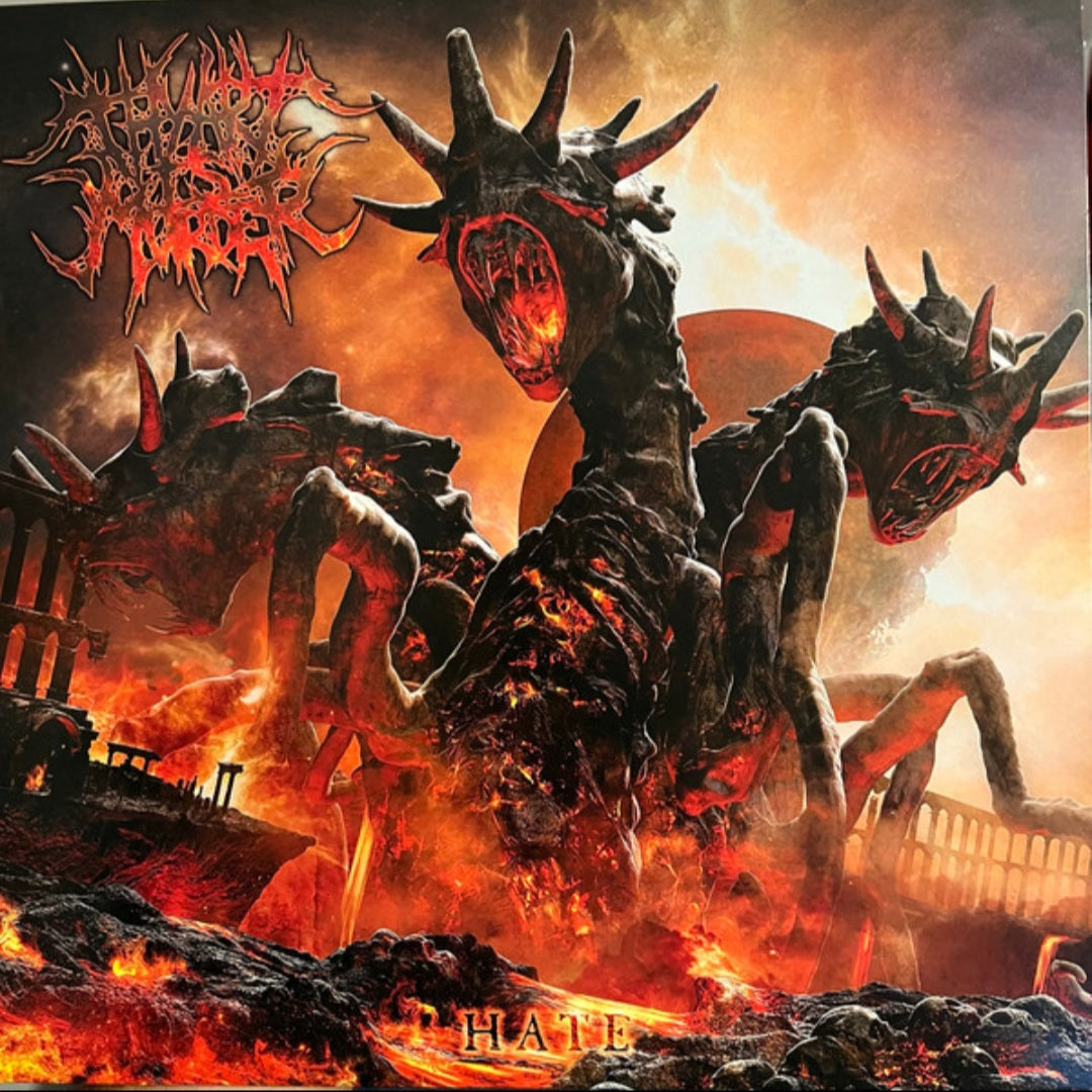 THY ART IS MURDER : HATE LTD LP 180G YELLOW RED WHITE SPLATTER VINYL