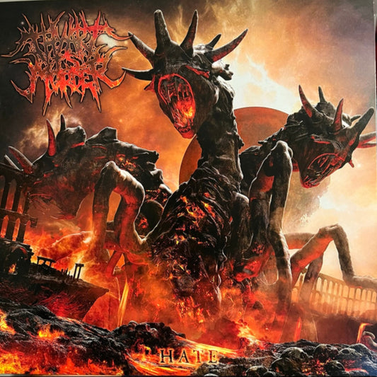 THY ART IS MURDER : HATE LTD LP 180G YELLOW RED WHITE SPLATTER VINYL