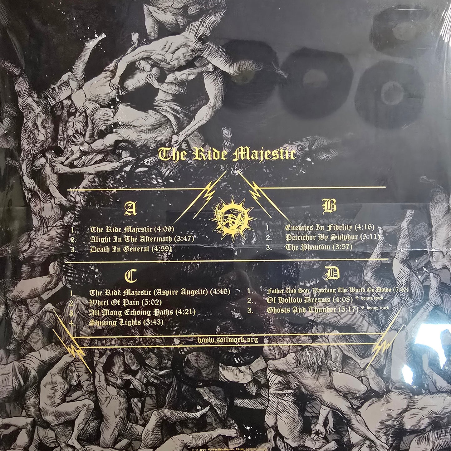 SOILWORK : THE RIDE MAJESTIC LTD 2LP 180G GOLD VINYL PLUS POSTER