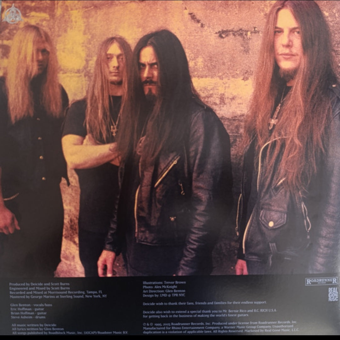 DEICIDE : ONCE UPON THE CROSS LTD LP 180G CLEAR BLOOD SPLATTER VINYL