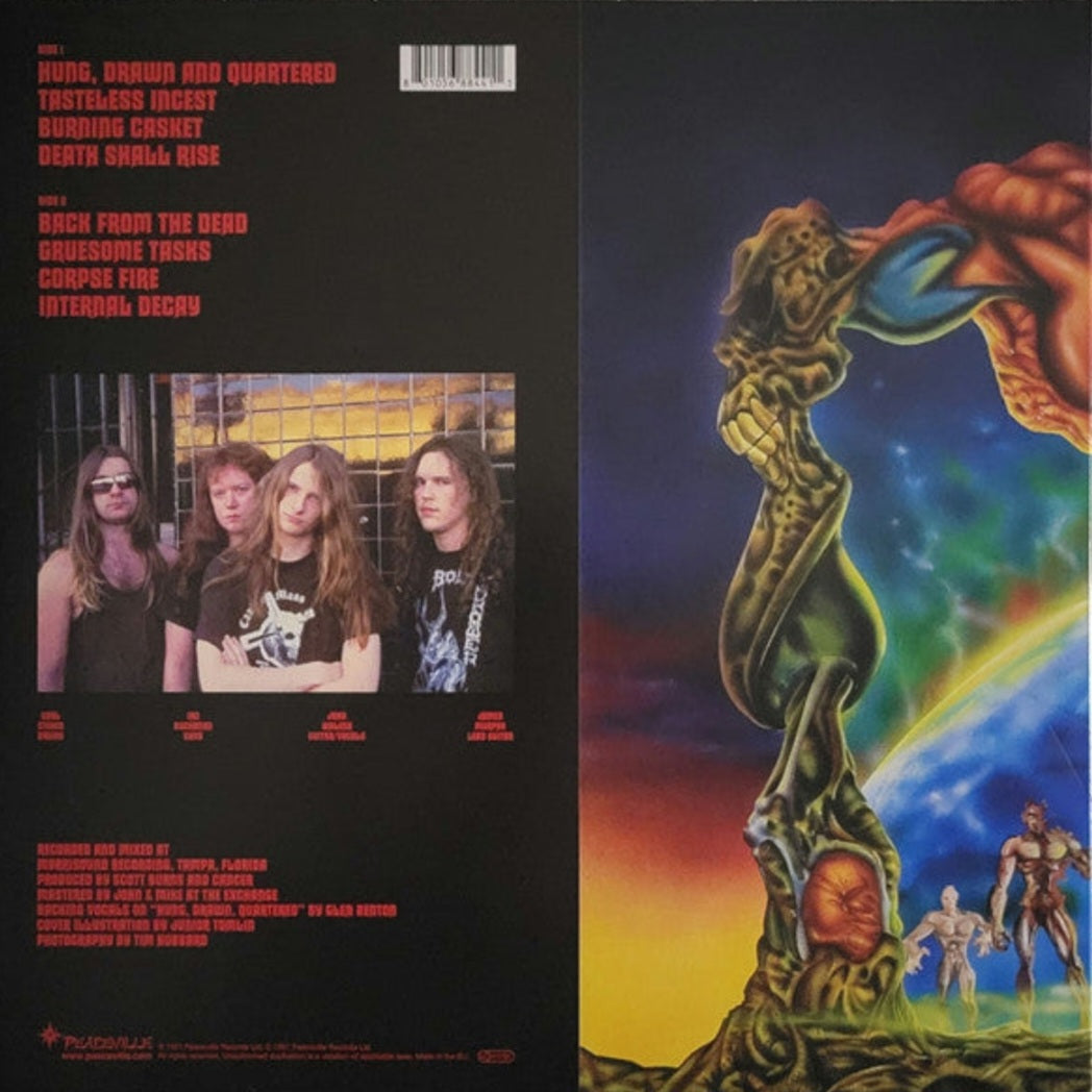 CANCER : DEATH SHALL RISE LTD LP 180G GREEN BLUE GALAXY VINYL
