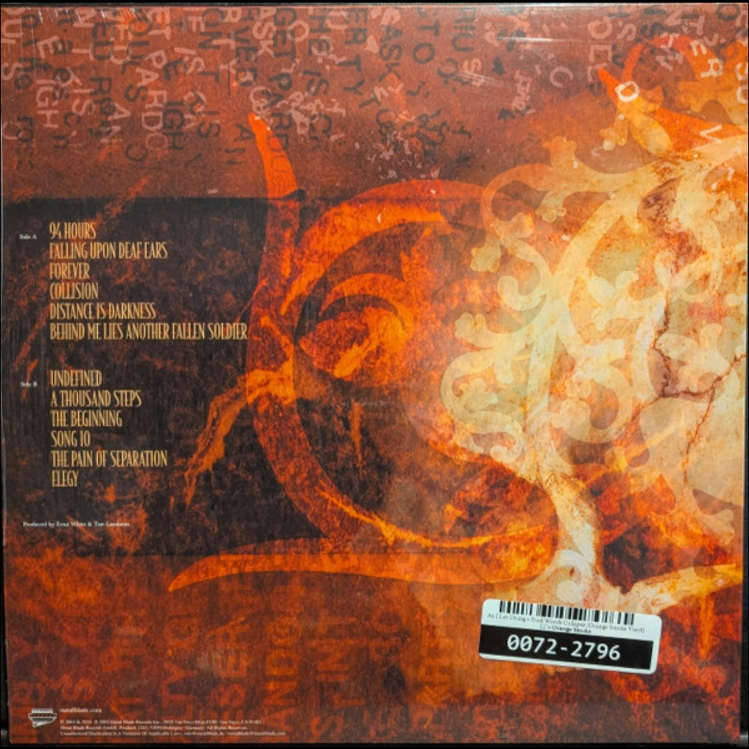 AS I LAY DYING : FRAIL WORDS COLLAPSE LTD LP 180G ORANGE SMOKE VINYL