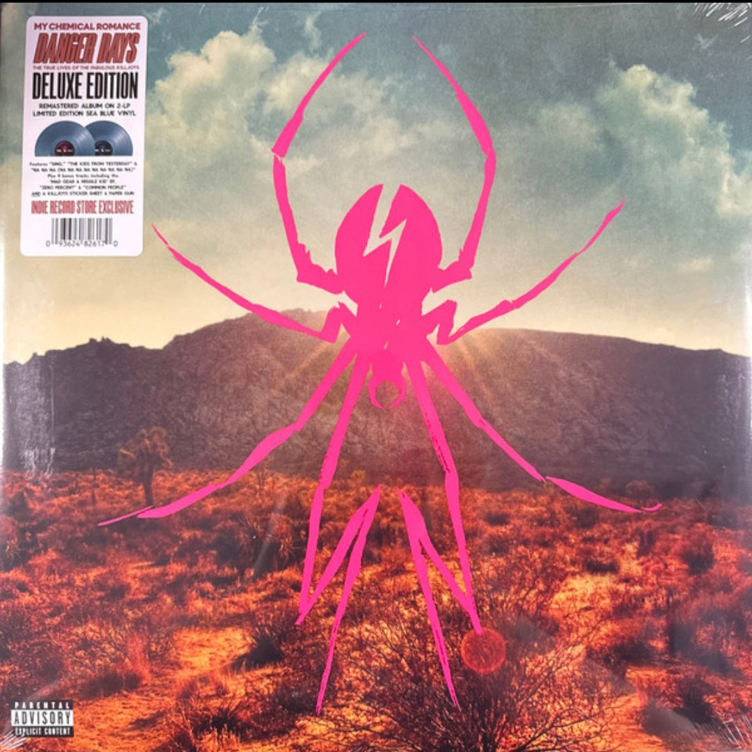 MY CHEMICAL ROMANCE : DANGER DAYS - THE TRUE LIVES OF THE FABULOUS KILLJOYS LTD REMASTERED DELUXE INDIE EXCLUSIVE 2LP 180G SEA BLUE VINYL