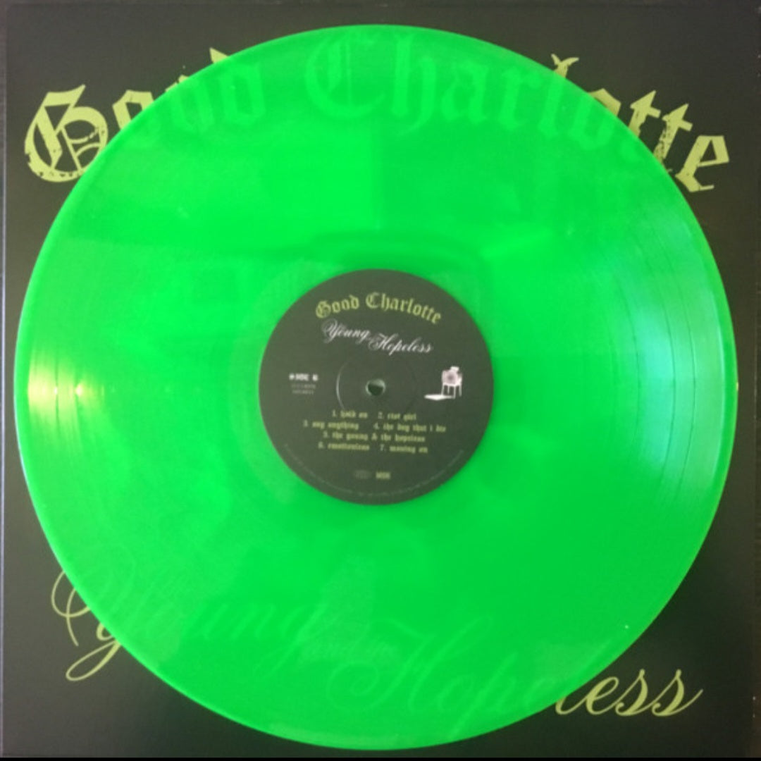 GOOD CHARLOTTE : THE YOUNG AND THE HOPELESS LTD LP 180G NEON GREEN VINYL
