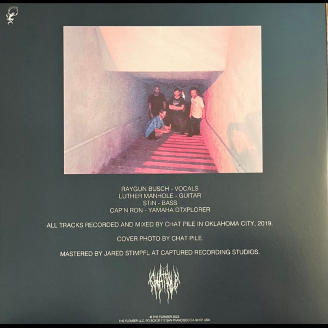 CHAT PILE : DUNGEON EARTH/REMOVE YOUR SKIN PLEASE LTD LP 180G BLUE VINYL