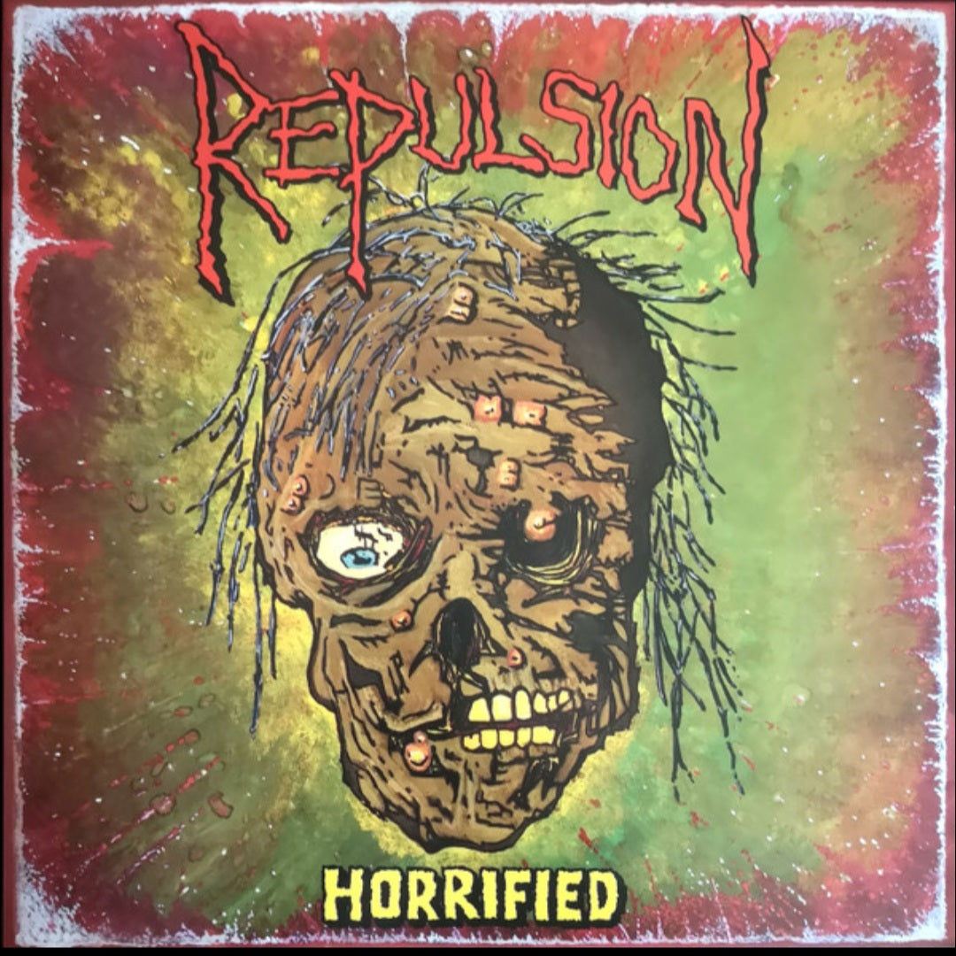 REPULSION : HORRIFIED LTD LP 180G TRANSPARENT GREEN VINYL